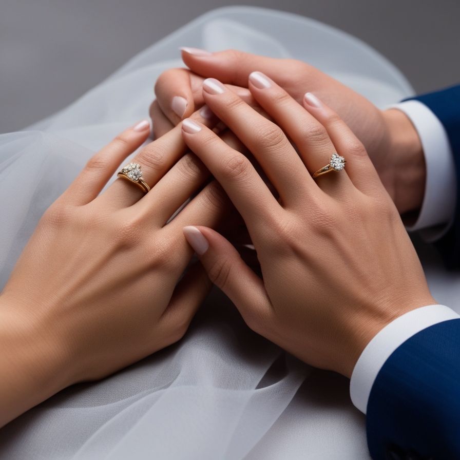 Las bodas de Papel marcan el primer año de casados, frágil pero lleno de ilusión. Una imagen realista de recién casados que celebra el inicio de una vida en común.